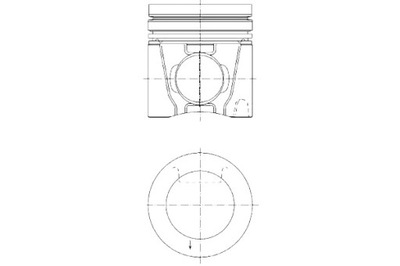 KOLBENSCHMIDT ПОРШЕНЬ ŚR 120 01MM STD VOLVO VOLVO 8300 9300 9400 A FM