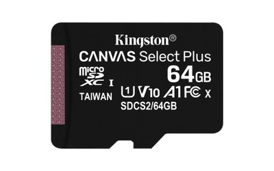 Karta pamięci Kingston Canvas (64GB; Class 10)