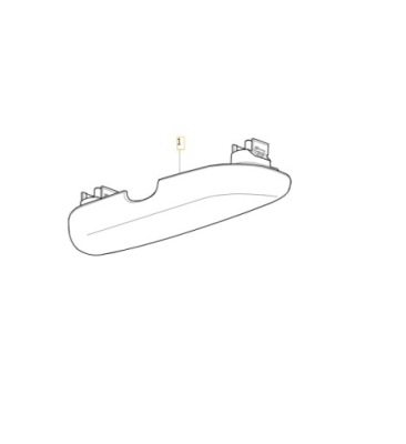 Кронштейн na накладки на фары volvo v40 ii 13-19r v60 ii 19-21 фото №1