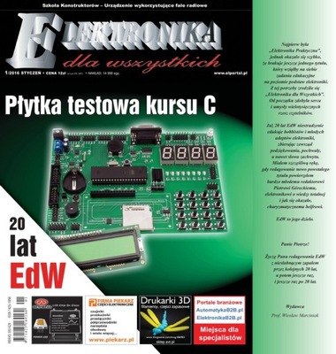 1/2016 ELEKTRONIKA PŁYTKA TESTOWA KURSU C