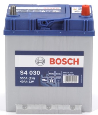 АКУМУЛЯТОР BOSCH S4 12V 40AH 330A