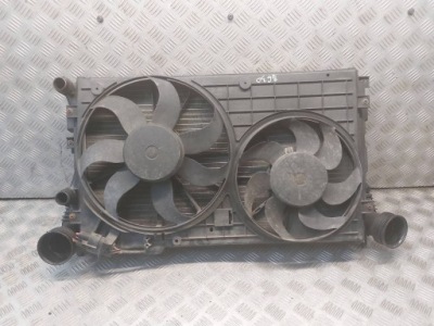 Радиатор воды + интеркулер octavia ii 1k0145803l фото №1