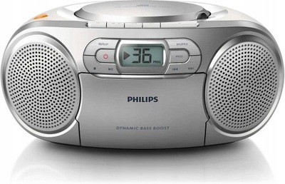 Radio FM Philips AZ127/12 Radioodtwarzacz Kaseta