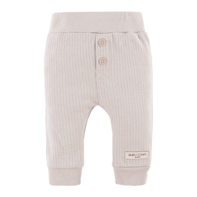 Legginsy w prążek beżowe Simply Comfy, Eevi - 62