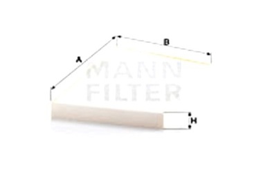 MANN-FILTER FILTRO CABINAS MERCEDES C CL203 C T-MODEL S202 C T-MODEL  