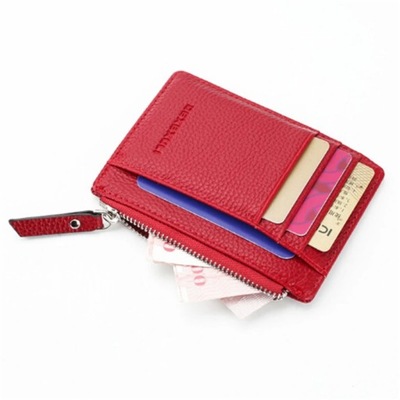 Wallet Mini PU Leather Card Holders Card Slots Pur