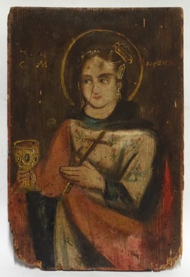 ikona" św. Barbara"