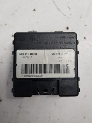 Opel adam модуль світла 13434039 фото №1