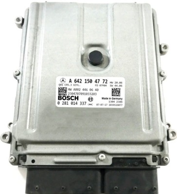 COMPUTADOR ECU MERCEDES W221 A6421504772 0281014337  