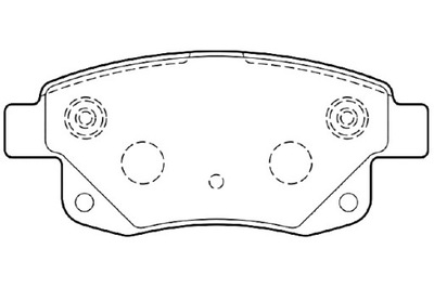 VALEO КОЛОДКИ ТОРМОЗНЫЕ FORD TRANSIT 06- ЗАД