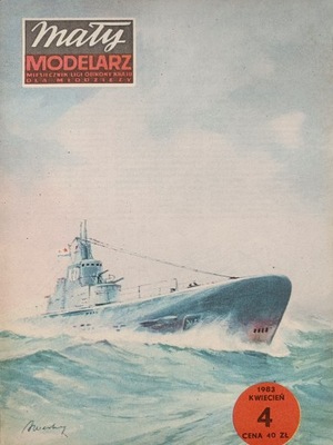 Mały Modelarz 4/1983 okręt podwodny K-21