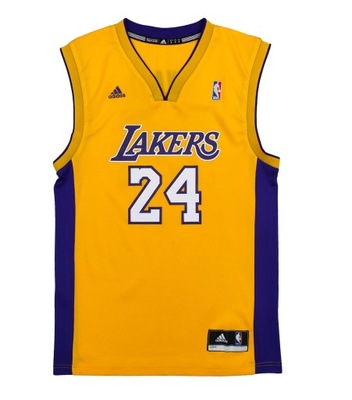 ADIDAS LOS ANGELES LAKERS KOSZULKA NBA KOSZYKARSKA #24 BRYANT r. S