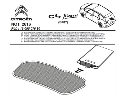 UŽUOLAIDA NUO SAULĖS STALEJ STIKLAI GALINĖS 1609507680 CITROEN C4 