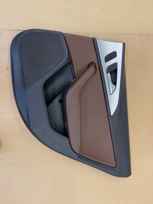 Audi a6 4g c7 обшивка двері правий задня шкіра фото №1