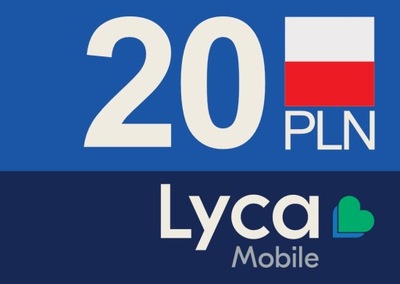 LycaMobile 20zł Kod doładowanie Prepaid code 20PLN