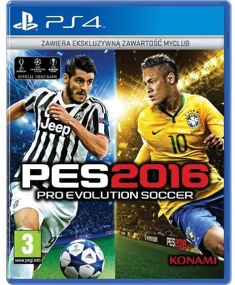 PRO EVOLUTION SOCCER PES 2016 - PS4 + EURO 2016