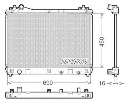 РАДІАТОР ДВИГУНА SUZUKI