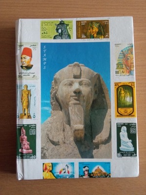 znaczki Egiptu w klaserku