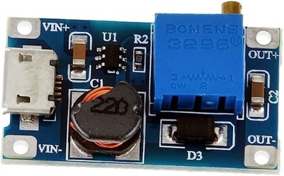 Gazechimp DC-DC 2 A USB moduł wejście 258E-234