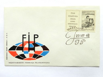 FDC Fi. 1189 - Dzień FIP, 1962 r.