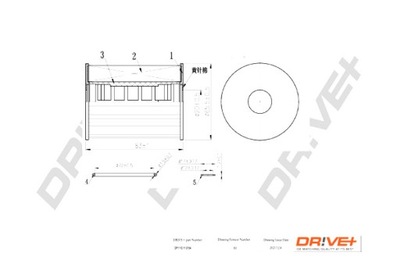 DRIVE+ FILTRAS ALYVOS CHEVROLET DIESEL 2.0 06-11 CAPTIVA VAN 