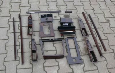 Молдинг накладки декори drewno панелі двері домкрата радіо audi a8 d2 lift 99-02 фото №1