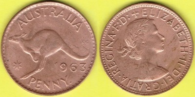 Australia 1 Penny 1963 r.