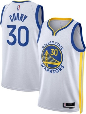 Biała bluza Stephen Curry Golden State Warriors NBA Swingman