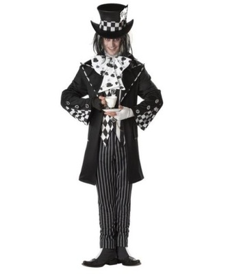 Adult Man Mad Hatter Costume Halloween Fantasia