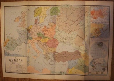 EUROPA w latach 1918 - 1939 Podziałka 1:10 000 000