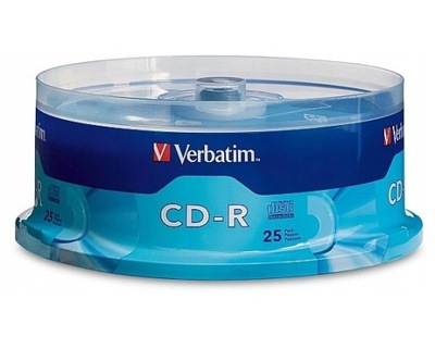 Płyty CD VERBATIM CD-R 700MB 52x cake 25 sztuk