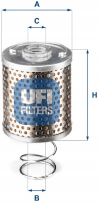 Ufi 26.617.00 фильтр топлива фото №1