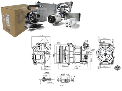 Nis89584 компрессор кондиционера opel insignia a фото №1