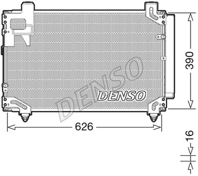 RADUADOR DE ACONDICIONADOR TOYOTA  