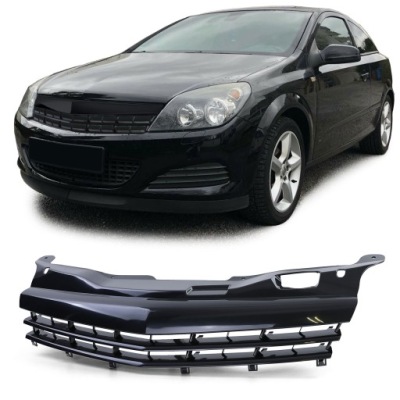 Решётка радиатора решётка радиатора opel astra h gtc 3 дверь twintop 05-10 решётка радиатора astra iii gtc фото №1