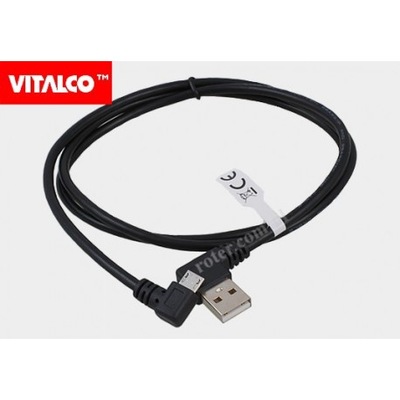 Przyłącze USB-mikro USB 1,0m kątowe DSF654 Vitalco