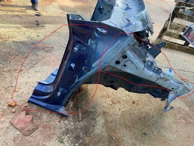 Touran 5t блок двигателя порог правый передний 16- фото №1