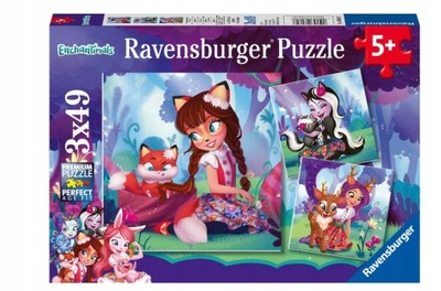 RAVENSBURGER Puzzle 3x49 Enchantimals RAP080618