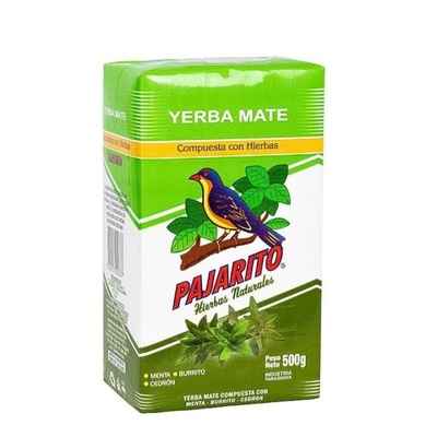 Yerba Mate Pajarito Compuesta Hierbas 500g