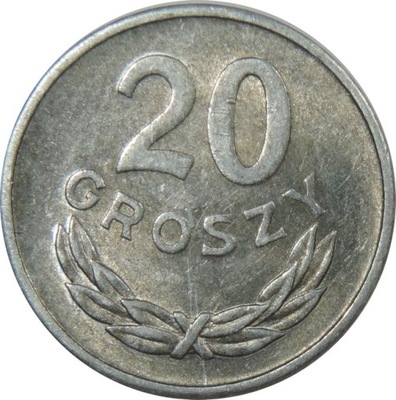 20 GROSZY 1961 - POLSKA - STAN (2-) - K453