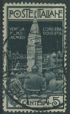 Włochy 5 cent. - Roma - Torino 1911