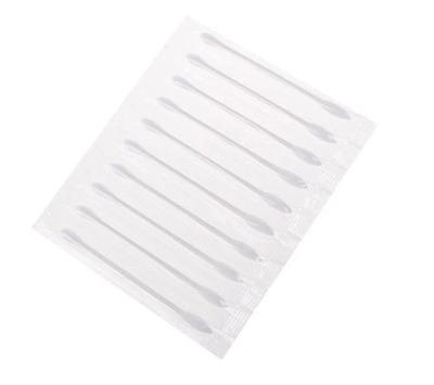 Jednorazowe patyczki higieniczne sterylne pojedynczo pakowane 10 szt
