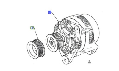Генератор fiesta escort ford фото №1