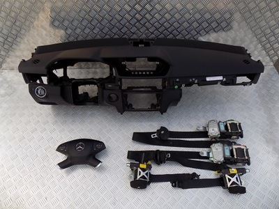 Mercedes w212 приборная панель консоль подушка безопасности ремни оригинал фото №1