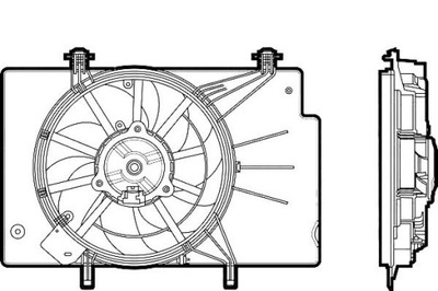 VENTILADOR DEL RADIADOR FORD  