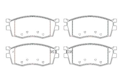 Breck тормозные колодки тормозные hyundai accent iii 1.6 gls фото №1