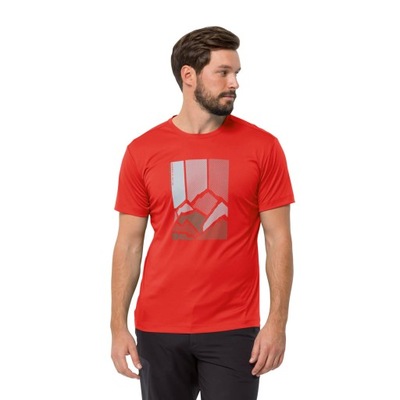 T-shirt męski koszulka z grafiką Jack Wolfskin S