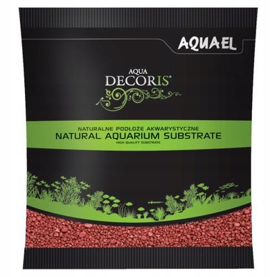 AQUAEL ŻWIREK AQUA DECORIS CZERWONY 1KG