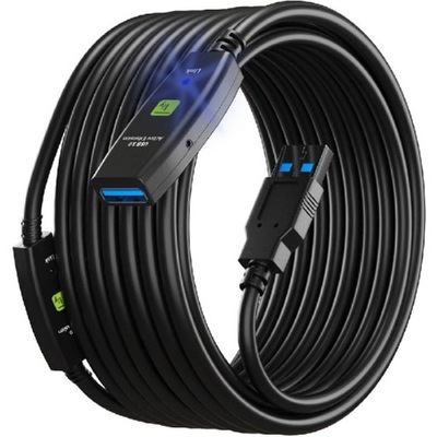 Kabel Przedłużacz Aktywny 10 m USB 3.0 2x Repeater