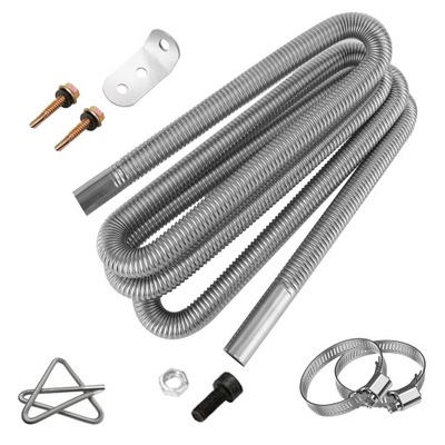 2m wąż випускний труба вихлопна вихлопних газів обігріву стояночного фото №1